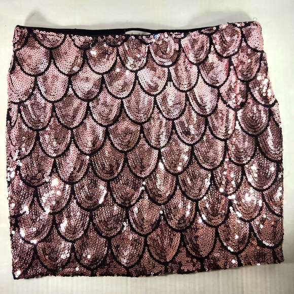 NWT Women's Charlotte Russe Code Chandelier Night Sequin Skirt - Picture 2 of 3